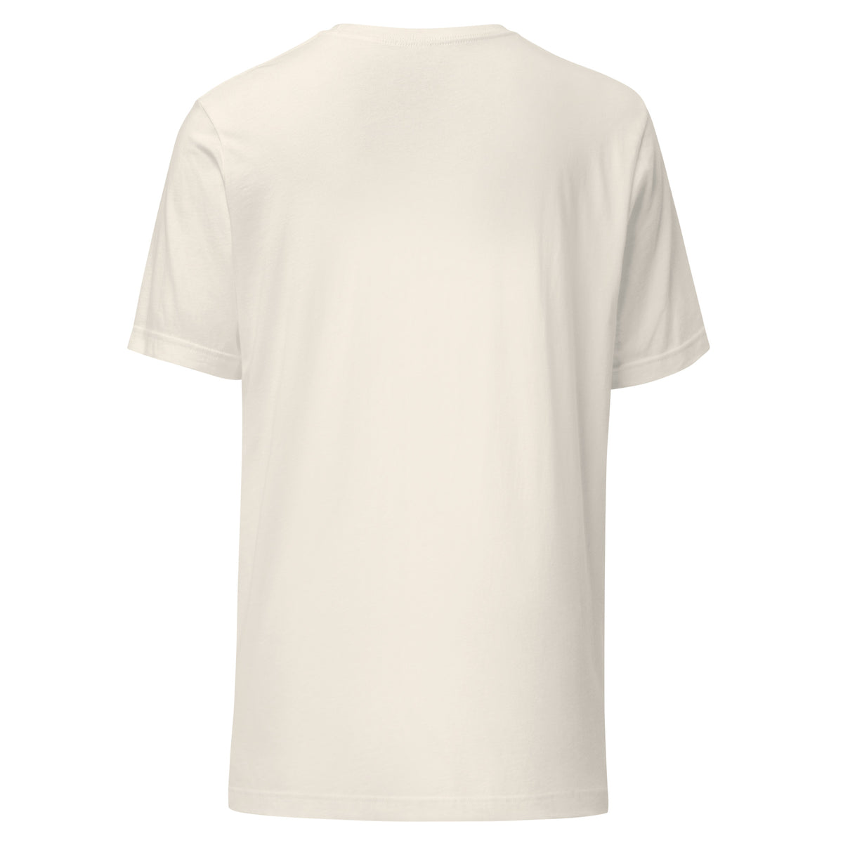 Mission Possible Montessori Logo Tee in Vintage White, back view