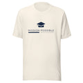 Mission Possible Montessori Logo Tee in Vintage White, front view