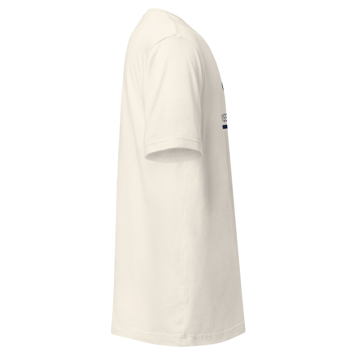Mission Possible Montessori Logo Tee in Vintage White, right view