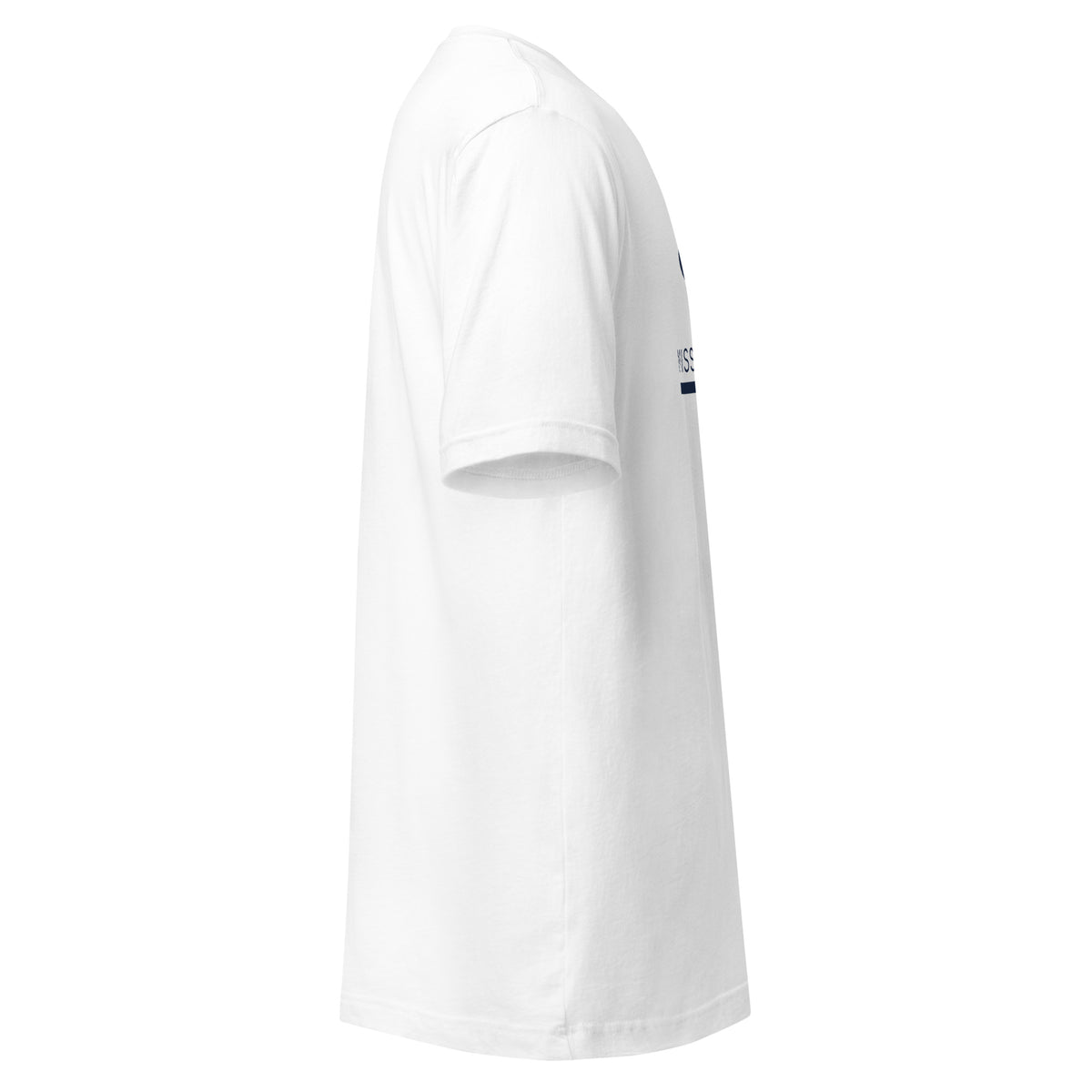 Mission Possible Montessori Logo Tee in White, right view