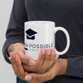 Mission Possible Montessori Logo Mug (11 oz & 15 oz) in White, right view