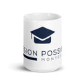 Mission Possible Montessori Logo Mug (11 oz & 15 oz) in White, front view