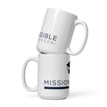Mission Possible Montessori Logo Mug (11 oz & 15 oz) in White, front view