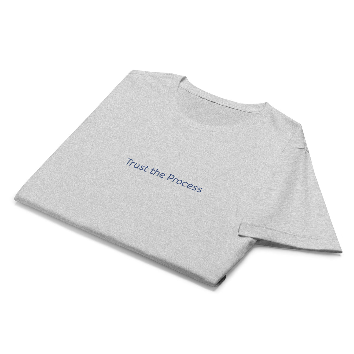 Trust the Process Script Women's Softstyle Tee in RS Sport Grey, front view