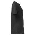Jesus + Nothing = Enough Women's Relaxed Tee in Dark Grey Heather, right view
