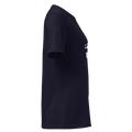 Jesus + Nothing = Enough Women's Relaxed Tee in Navy, right view